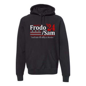 Viggo Mortensen Wearing Frodo And Sam 2024 I Will Take The Ring To Mordor Premium Hoodie