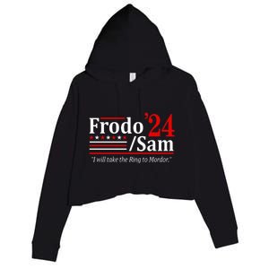 Viggo Mortensen Wearing Frodo And Sam 2024 I Will Take The Ring To Mordor Crop Fleece Hoodie