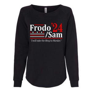 Viggo Mortensen Wearing Frodo And Sam 2024 I Will Take The Ring To Mordor Womens California Wash Sweatshirt