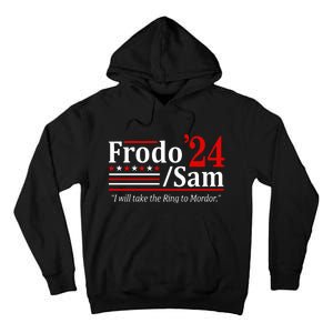 Viggo Mortensen Wearing Frodo And Sam 2024 I Will Take The Ring To Mordor Tall Hoodie