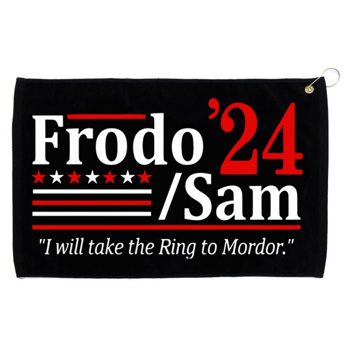 Viggo Mortensen Wearing Frodo And Sam 2024 I Will Take The Ring To Mordor Grommeted Golf Towel