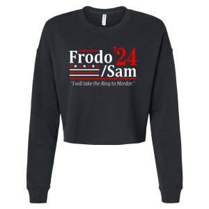 Viggo Mortensen Wearing Frodo And Sam 2024 I Will Take The Ring To Mordor Cropped Pullover Crew