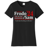 Viggo Mortensen Wearing Frodo And Sam 2024 I Will Take The Ring To Mordor Women's T-Shirt