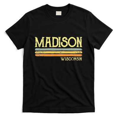 Vintage Madison Wisconsin Wi Love Gift Souvenir T-Shirt
