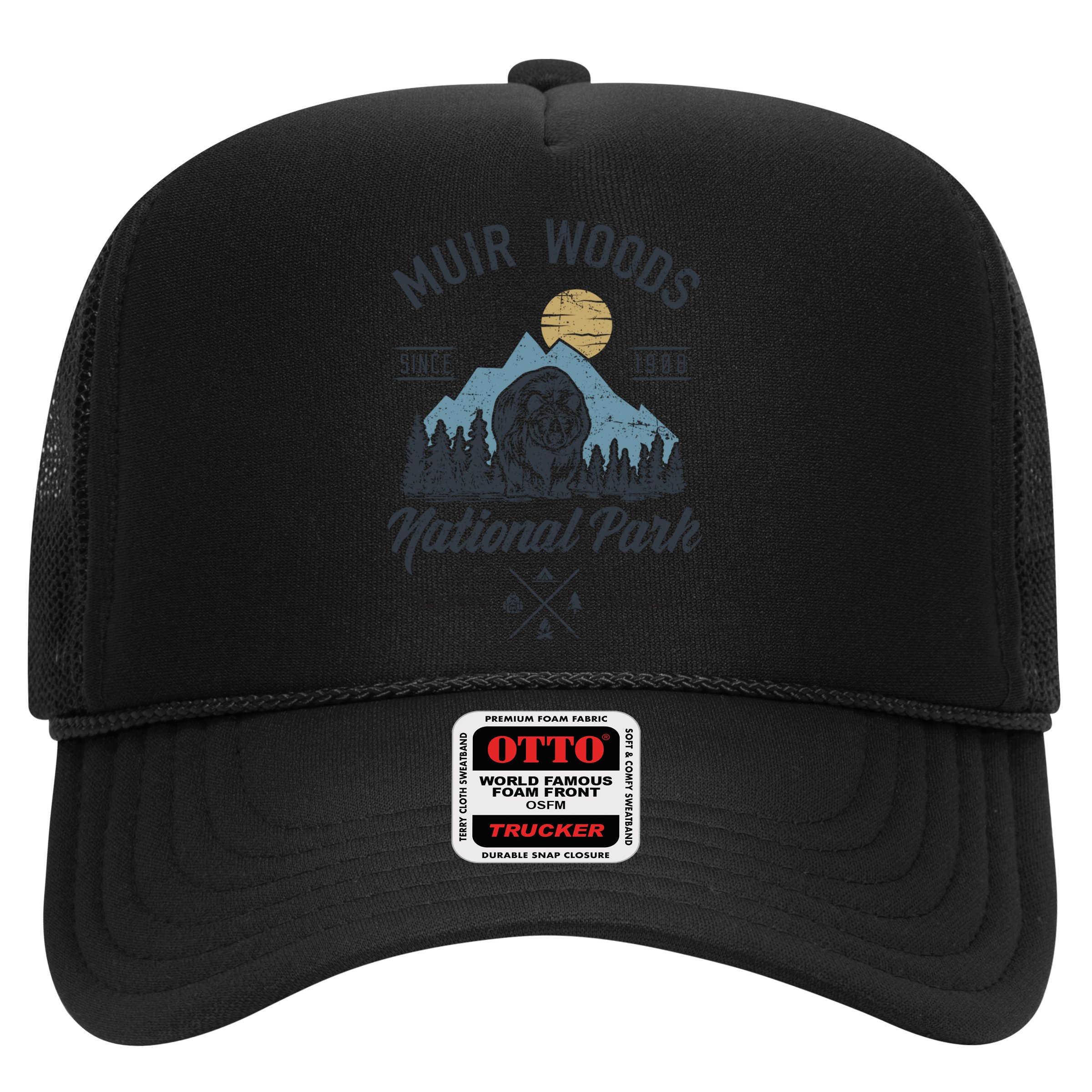 Vintage Muir Woods National Park Hiking Camping Gift Hat