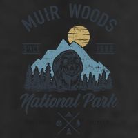 Vintage Muir Woods National Park Hiking Camping Gift Hat