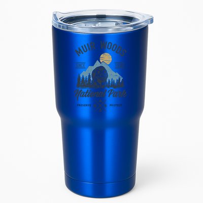 Vintage Muir Woods National Park Hiking Camping Gift Tumbler
