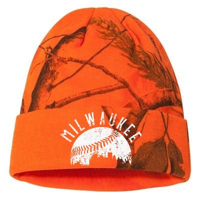 Vintage Milwaukee Wisconsin Skyline Apparel Kati Licensed 12" Camo Beanie