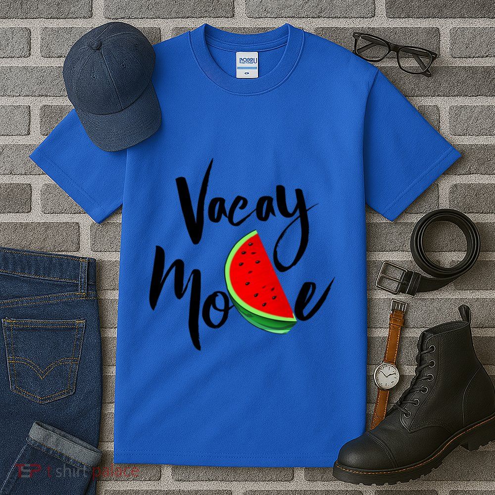 Vacay Mode Watermelon Tropical Summer Vibes Fruit Gift Tall T-Shirt
