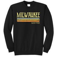 Vintage Milwaukee Wisconsin Wi Love Souvenir Tall Sweatshirt