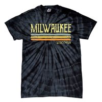 Vintage Milwaukee Wisconsin Wi Love Souvenir Tie-Dye T-Shirt