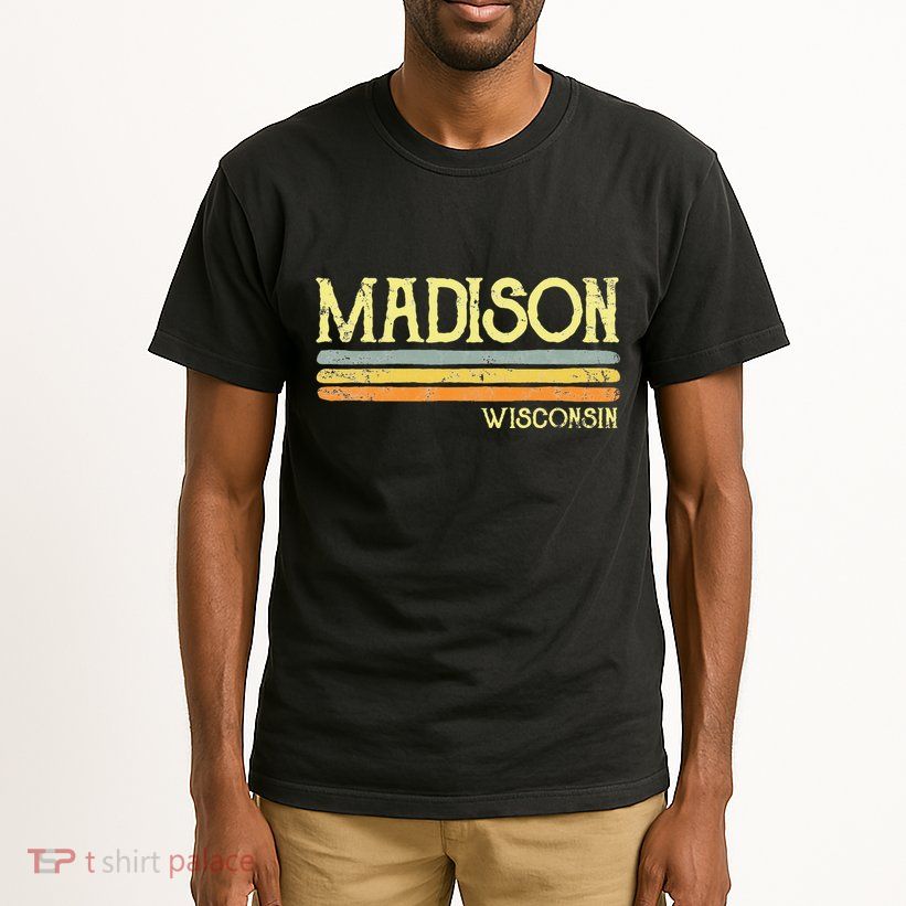 Vintage Madison Wisconsin Wi Love Gift Souvenir Tall T-Shirt