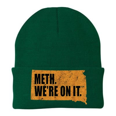 Vintage Meth WeRe On It South Dakota Anti Drugs Campaign Knit Cap Winter Beanie