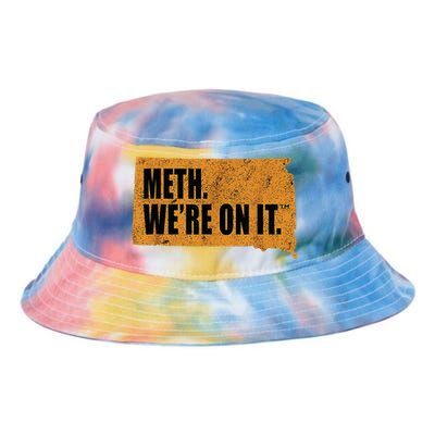 Vintage Meth WeRe On It South Dakota Anti Drugs Campaign Tie Dye Newport Bucket Hat