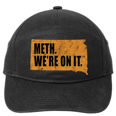 Vintage Meth WeRe On It South Dakota Anti Drugs Campaign 7-Panel Snapback Hat