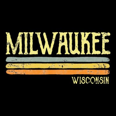 Vintage Milwaukee Wisconsin Wi Love Gift Souvenir T-Shirt
