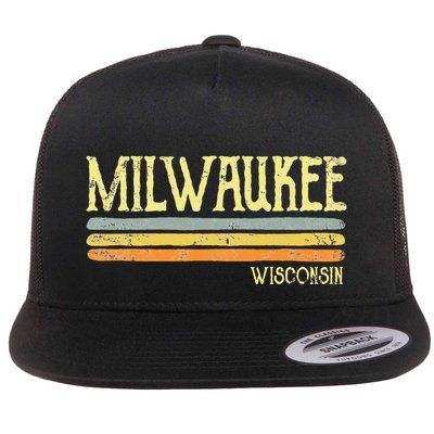 Vintage Milwaukee Wisconsin Wi Love Gift Souvenir Flatbill Hat