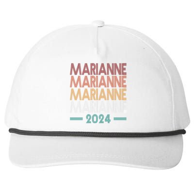 Vote Marianne Williamson Retro 2024 Snapback Five-Panel Rope Hat