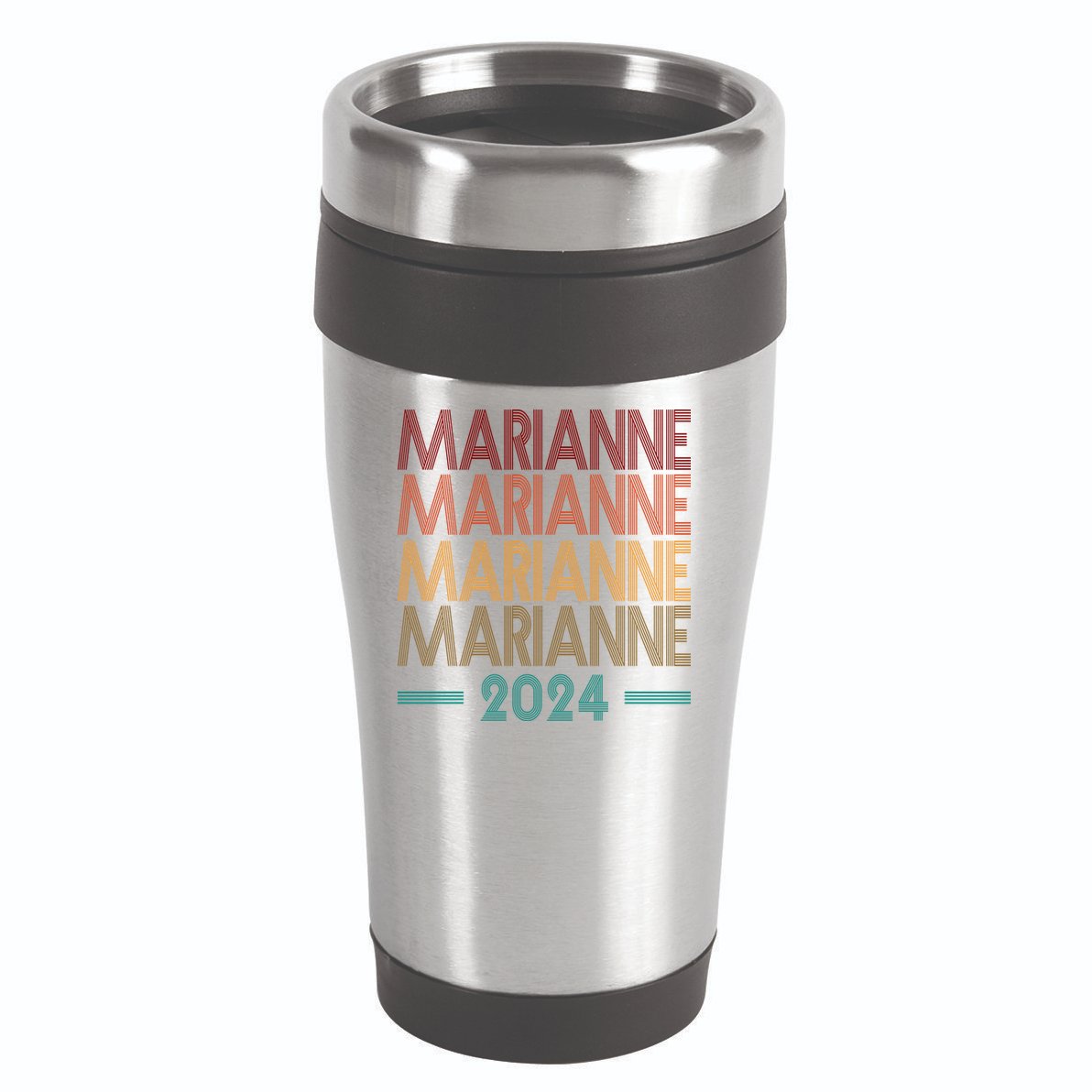 Vote Marianne Williamson Retro 2024 16oz Travel Tumbler