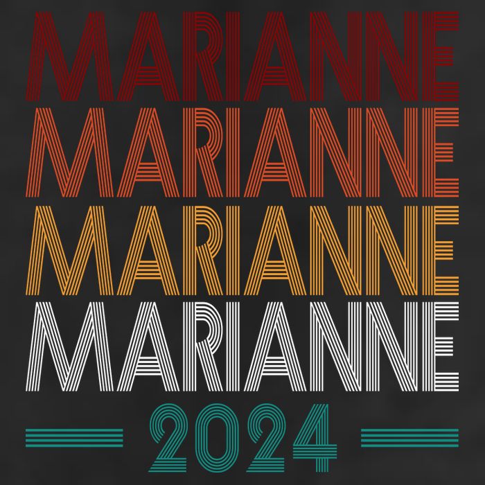 Vote Marianne Williamson Retro 2024 25L Jumbo Tote