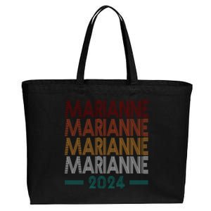 Vote Marianne Williamson Retro 2024 Cotton Canvas Jumbo Tote