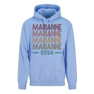 Vote Marianne Williamson Retro 2024 Unisex Surf Hoodie