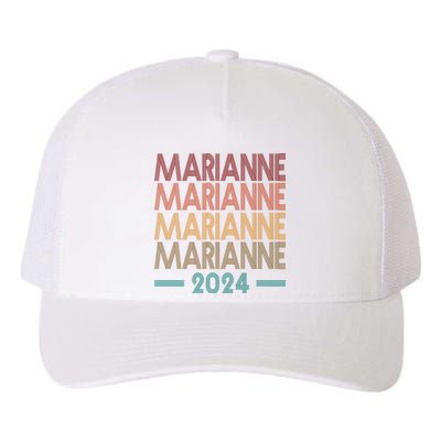 Vote Marianne Williamson Retro 2024 Yupoong Adult 5-Panel Trucker Hat