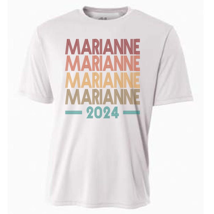 Vote Marianne Williamson Retro 2024 Cooling Performance Crew T-Shirt