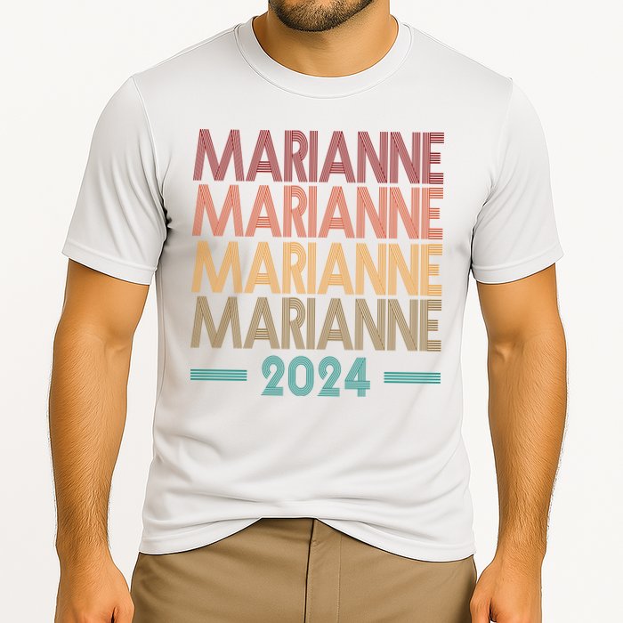 Vote Marianne Williamson Retro 2024 Performance Shirt