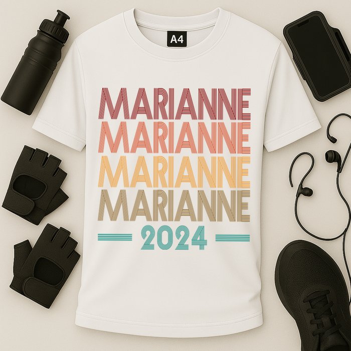 Vote Marianne Williamson Retro 2024 Performance Shirt