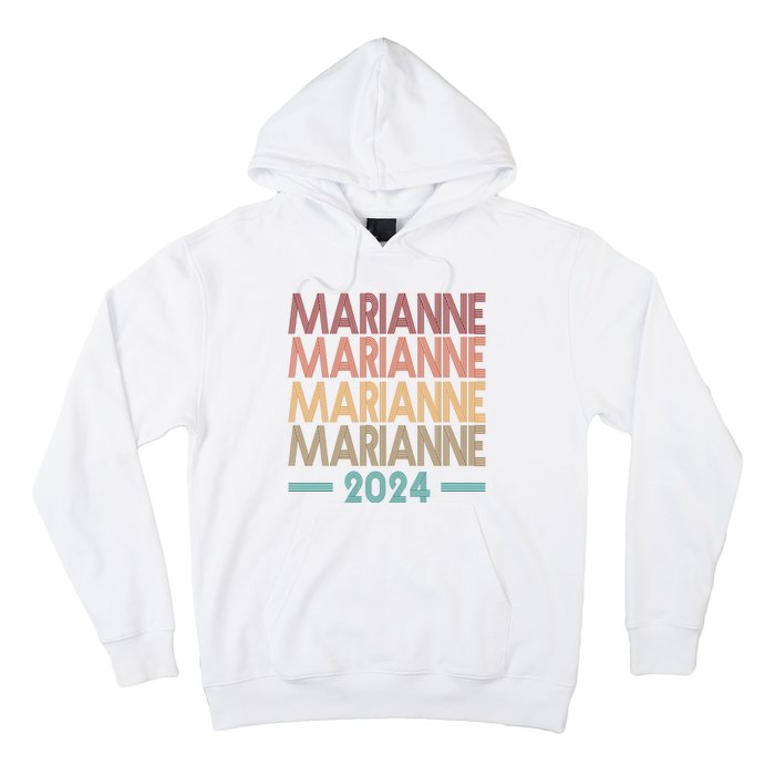 Vote Marianne Williamson Retro 2024 Hoodie