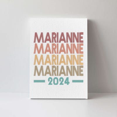 Vote Marianne Williamson Retro 2024 Canvas