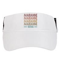 Vote Marianne Williamson Retro 2024 Adult Drive Performance Visor