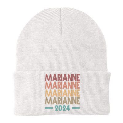 Vote Marianne Williamson Retro 2024 Knit Cap Winter Beanie