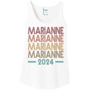 Vote Marianne Williamson Retro 2024 Ladies Essential Tank