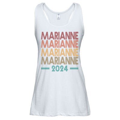 Vote Marianne Williamson Retro 2024 Ladies Essential Flowy Tank