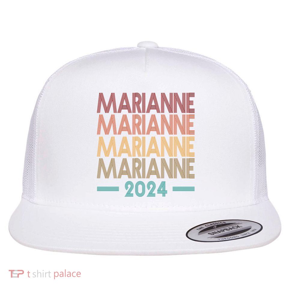 Vote Marianne Williamson Retro 2024 Flatbill Hat