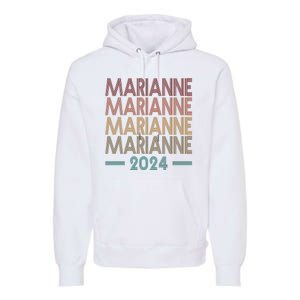 Vote Marianne Williamson Retro 2024 Premium Hoodie