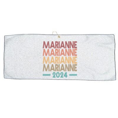 Vote Marianne Williamson Retro 2024 Large Microfiber Waffle Golf Towel
