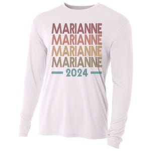 Vote Marianne Williamson Retro 2024 Cooling Performance Long Sleeve Crew