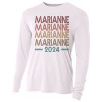 Vote Marianne Williamson Retro 2024 Cooling Performance Long Sleeve Crew