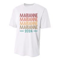Vote Marianne Williamson Retro 2024 Youth Performance Sprint T-Shirt