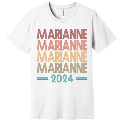 Vote Marianne Williamson Retro 2024 Premium T-Shirt