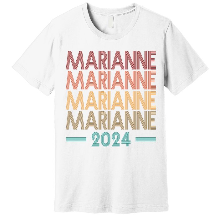 Vote Marianne Williamson Retro 2024 Premium T-Shirt