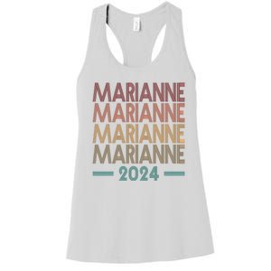 Vote Marianne Williamson Retro 2024 Women's Racerback Tank