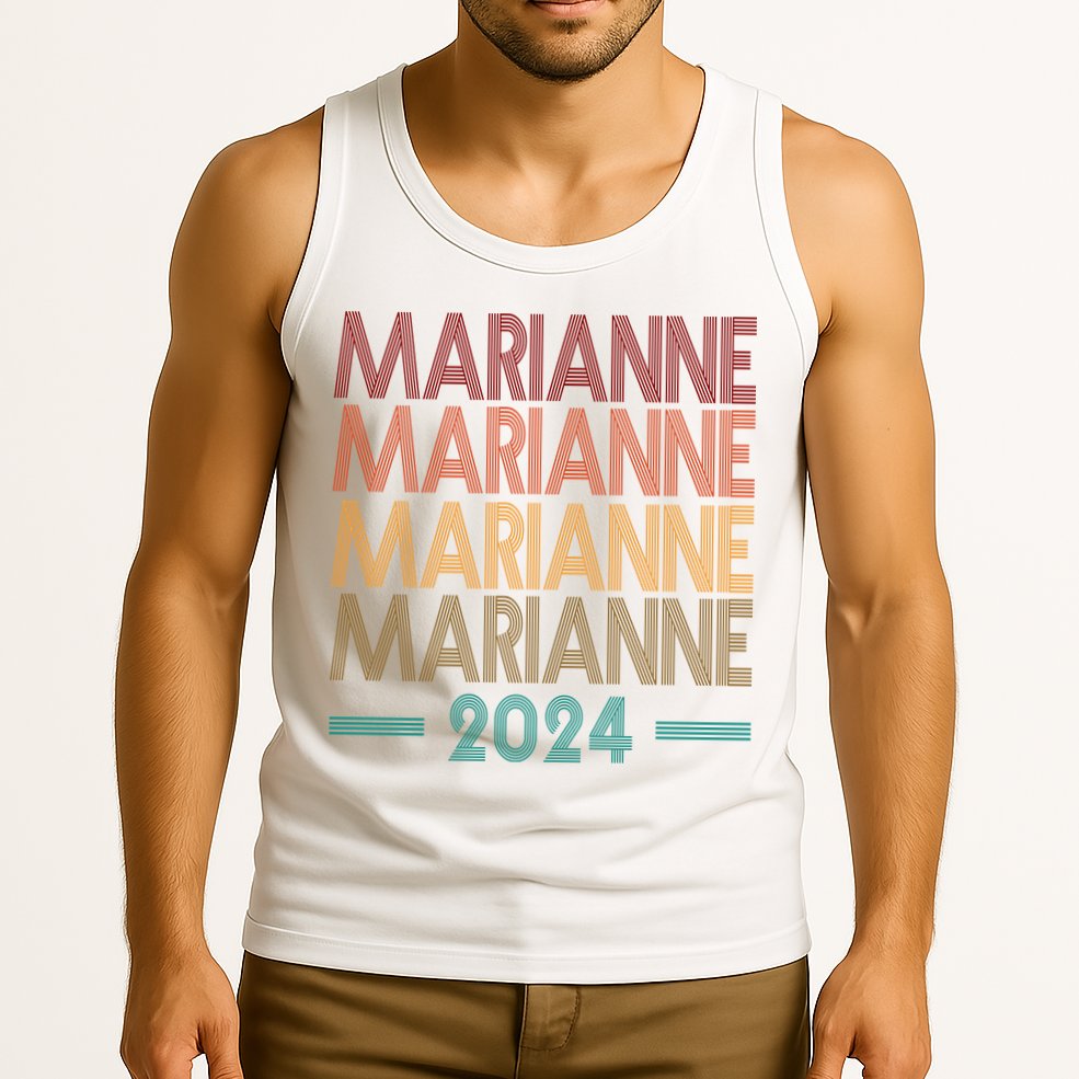 Vote Marianne Williamson Retro 2024 Tank Top