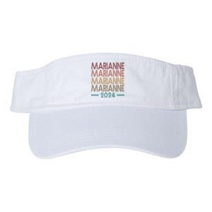 Vote Marianne Williamson Retro 2024 Valucap Bio-Washed Visor