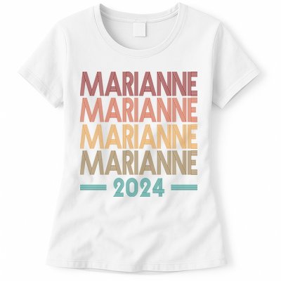 Vote Marianne Williamson Retro 2024 Womens T-Shirt