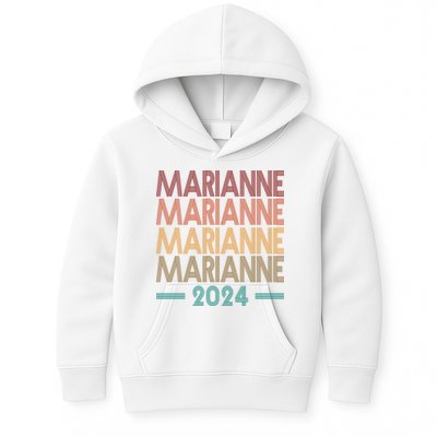 Vote Marianne Williamson Retro 2024 Kids Hoodie