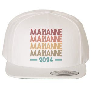 Vote Marianne Williamson Retro 2024 Wool Snapback Cap